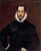 GRECO, El Portrait of a Gentleman from the Casa de Leiva Sweden oil painting artist